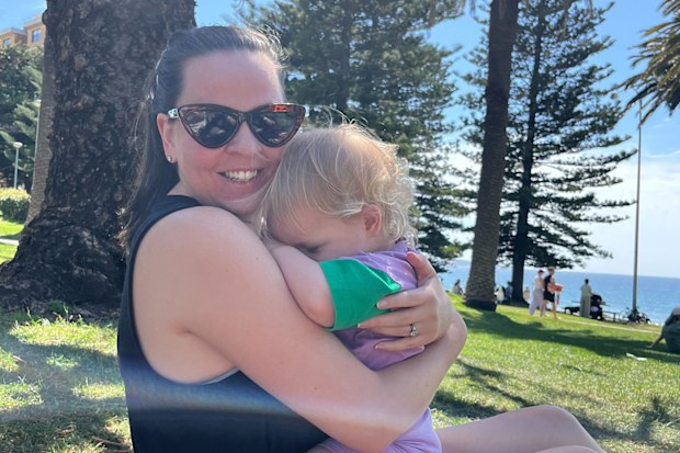 Mum Amy reflects on spending her first night away from her daughter
