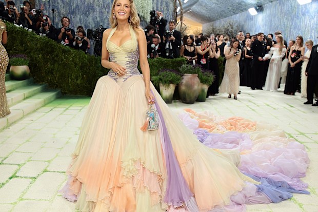 Blake Lively at the 2026 Met Gala celebrating "Costume Art" at the Metropolitan Museum of Art on May 4, 2026 in New York City. 