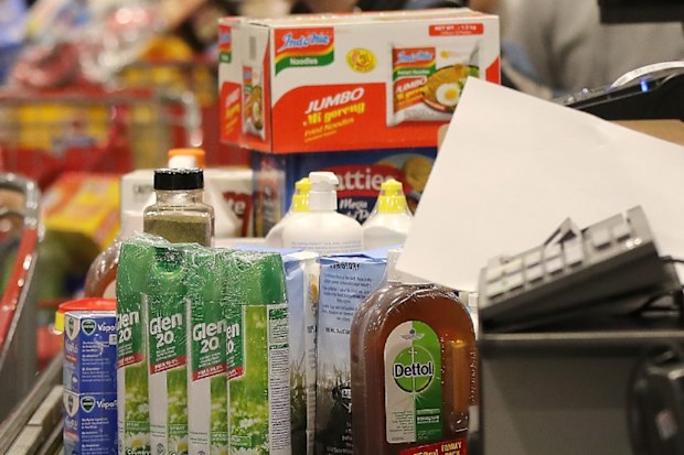 Bulk buying groceries