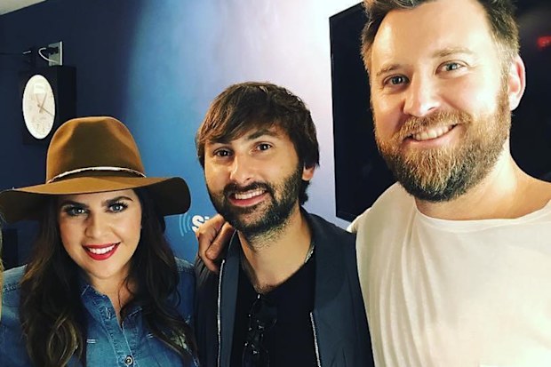 Dave Haywood, Hillary Scott, and Charles Kelley of Lady Antebellum 