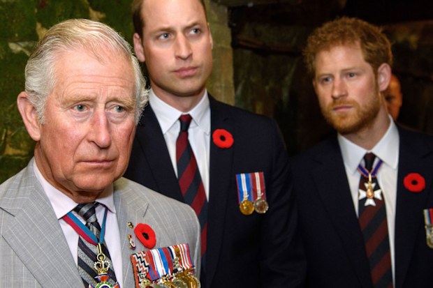 Prince Charles, Prince William and Prince Harry