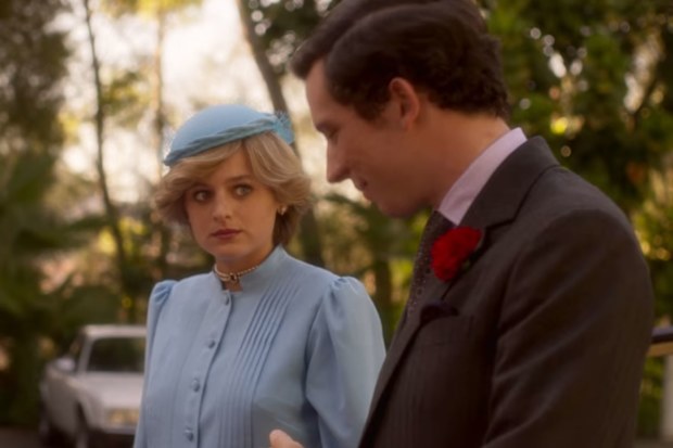 Diana and Charles visit Bob Hawke in The Crown.