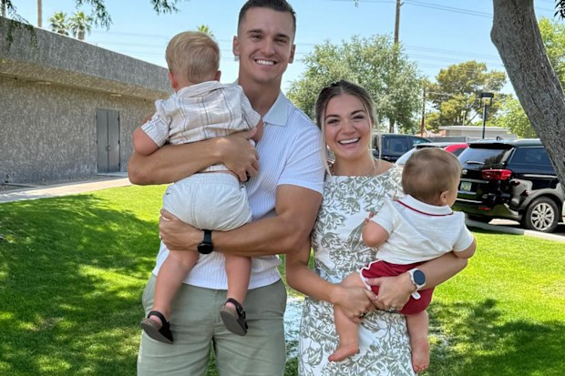 Influencer couple Matt and Abby Howard with their sons