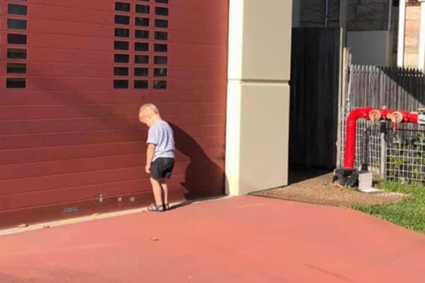 Little boy NSW fire station 