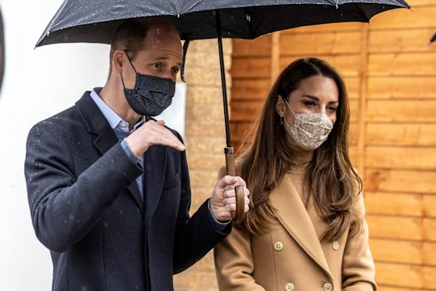 Britain's Prince William and Kate, Duchess of Cambridge visit Newham ambulance station in East London, Thursday March 18, 2021