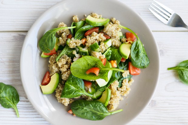 Healthy salad stock image