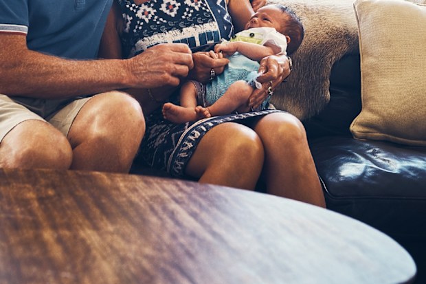 Grandparents with grandson