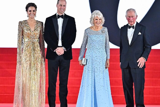Royals Bond premiere event