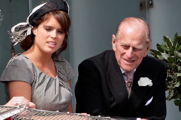 Princess Eugenie and Prince Philip