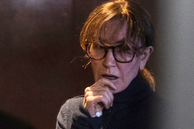 Felicity Huffman looks tired and emotional in court 