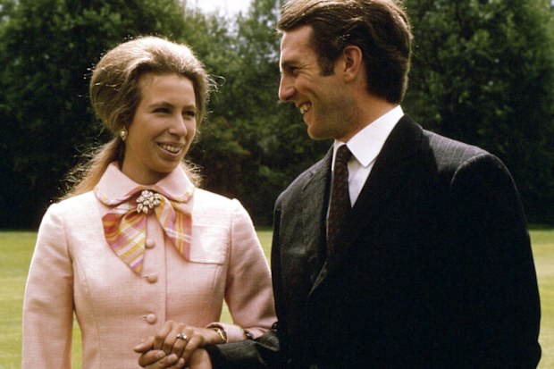 Princess Anne's engagement to Captain Mark Phillips