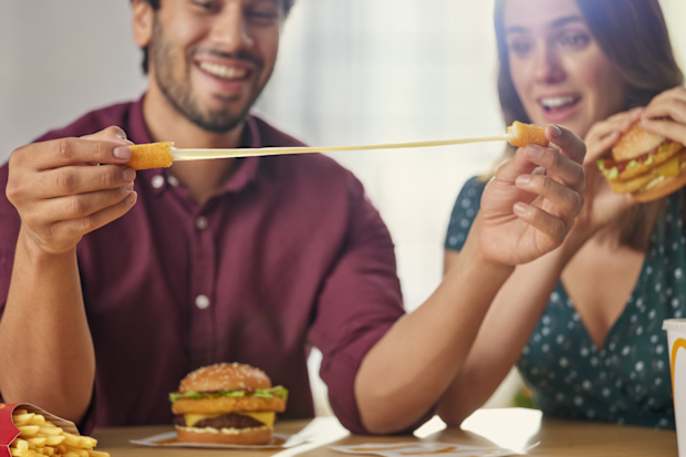 McDonald's Cheesy range