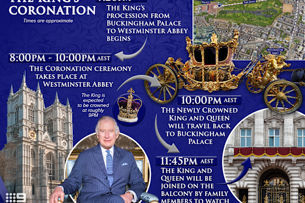 King Charles III's coronation will take  place on May 6.