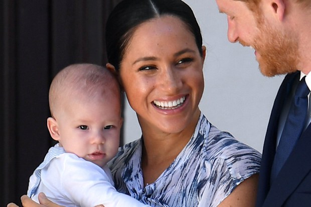 Archie Mountbatten-Windor and Meghan Markle