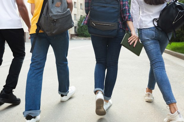 teenagers at school