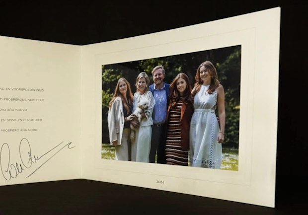 The Dutch royal family released this sweet Christmas card in 2024.