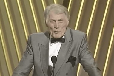Jack Palance's Oscars acceptance speech, 1991