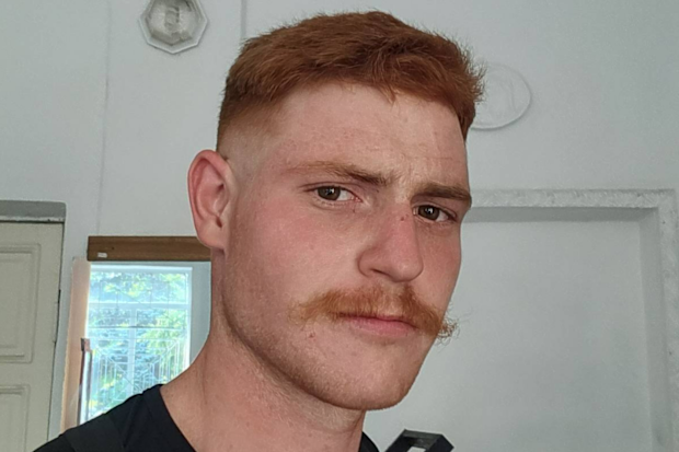 Australian man Caleb List, who signed up to fight for Ukraine's foreign legion.