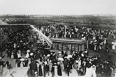 Flemington Racecourse, Melbourne: 1861