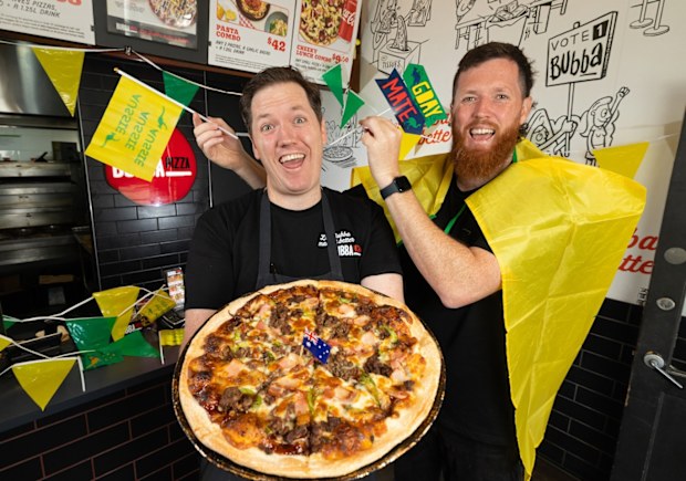 bubba pizza kangaroo topping 