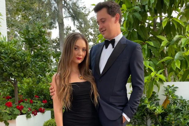 Billie Lourd and Austen Rydell