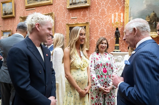 Sophie Habboo meets King Charles at Buckingham Palace
