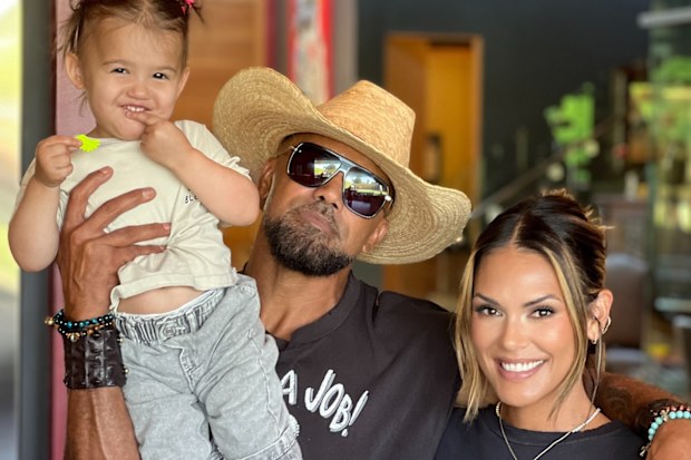 Jesiree Dizon and Shemar Moore