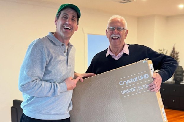 Andy Lee and dad Michael