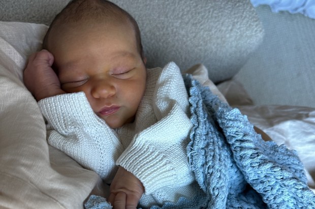 Jade and Lachie Brycki's son Fletcher