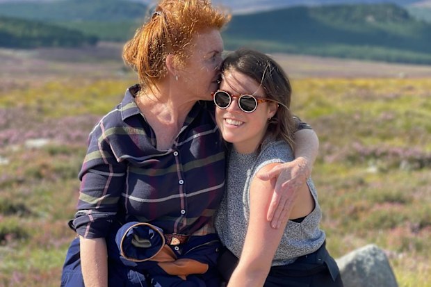 Sarah Feguson and Princess Eugenie