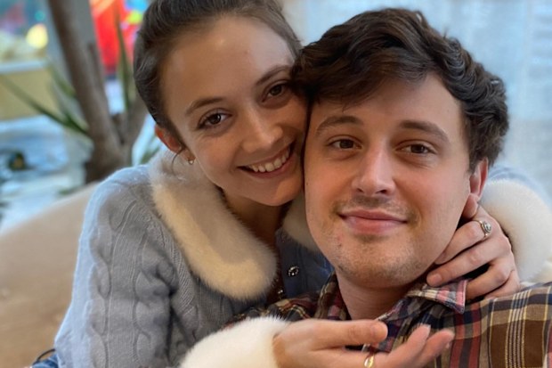 Billie Lourd and Austen Rydell