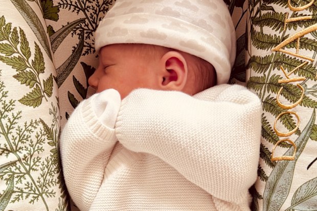 Lady Tatiana Mountbatten's baby boy Auberon