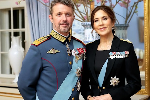 King Frederik and Queen Mary of Denmark host the first major palace reception of their reign, honouring the armed forces