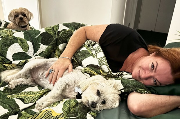 Shelly Horton zero day with her dogs