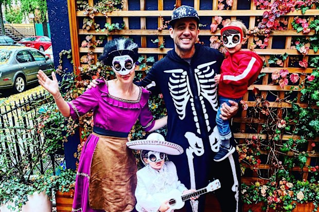 Rose Byrne and Bobby Cannavale with their sons Rocco and Rafa