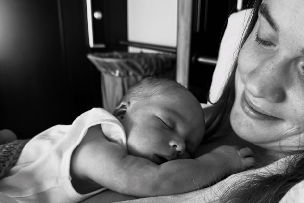 Laura Henshaw and baby son Atlas