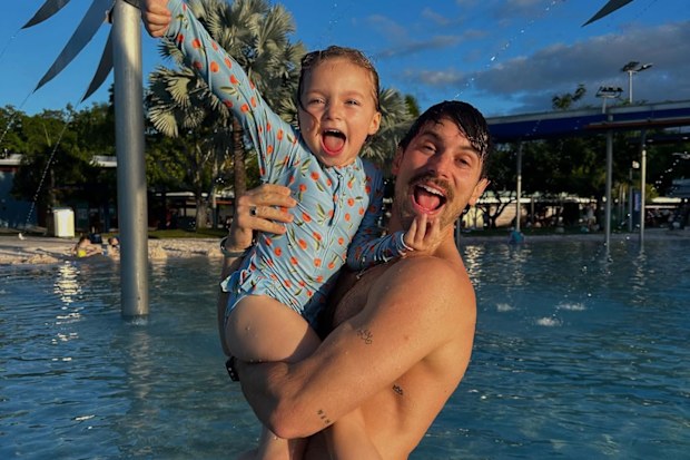 Matty J with his daughter Lola
