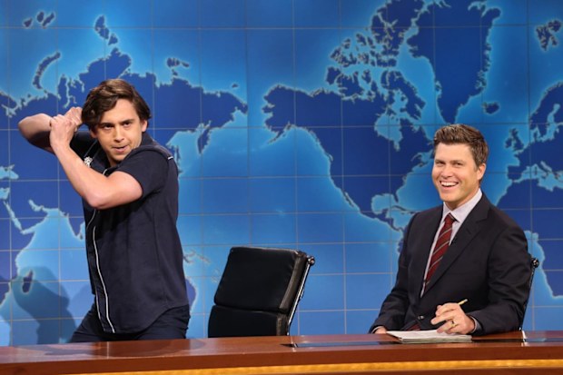 Marcello Hernandez and Colin Jost on SNL