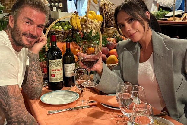 David Beckham and Victoria Beckham