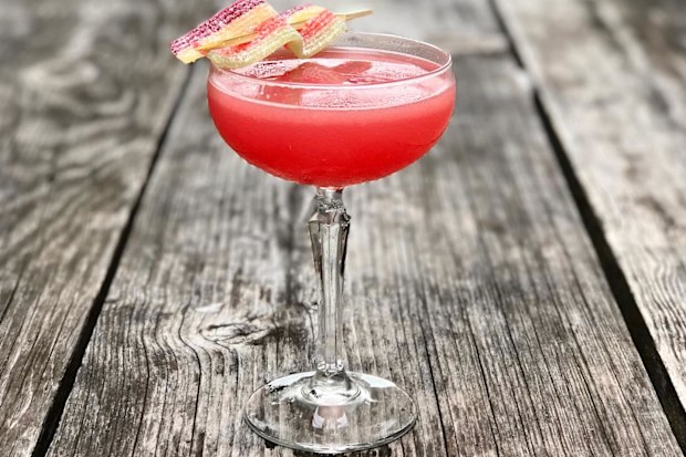 The Pink Flamingo cocktail is just one of the exclusive Mardi Gras drinks at the Taphouse.