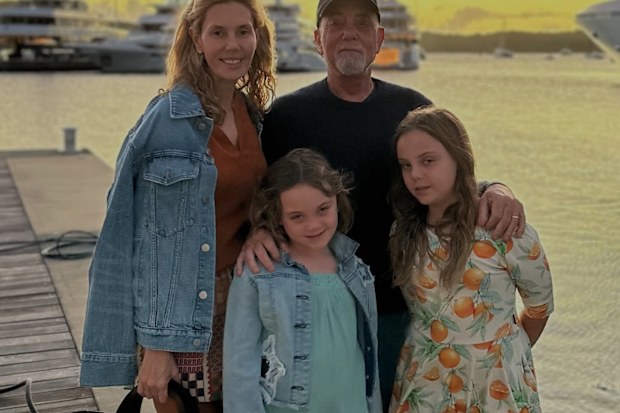 Billy Joel with his wife Alexis Roderick Joel and children