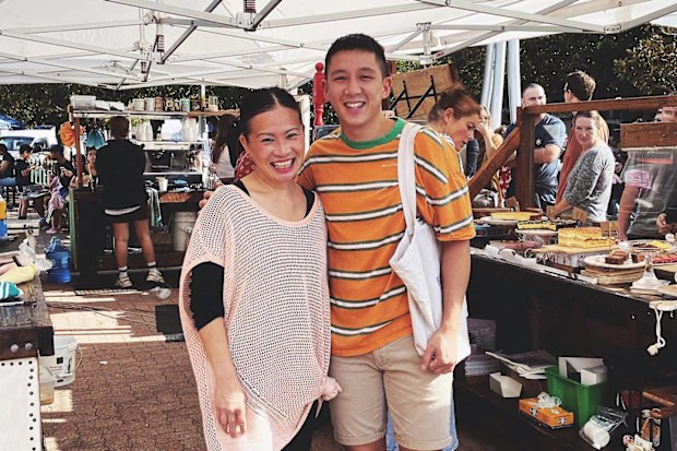 Brendan Pang with fellow chef Poh Ling Yeow.