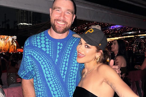Rita Ora and Travis Kelce 