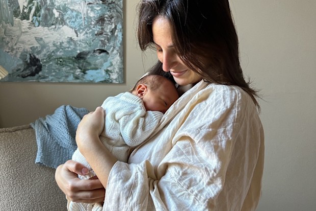 Jade Brycki with her son Fletcher