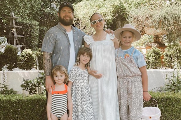 Photo of Jack Osbourne Aree Gearhart and kids