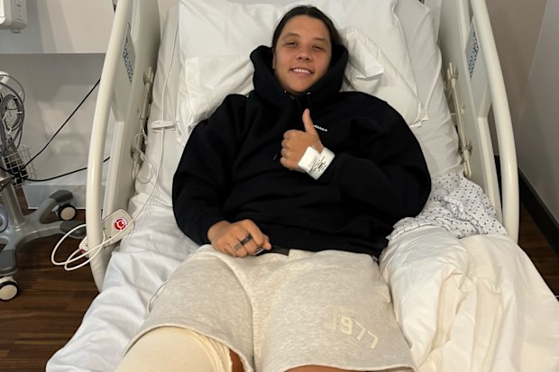 Sam Kerr shares photo from hospital on January 13