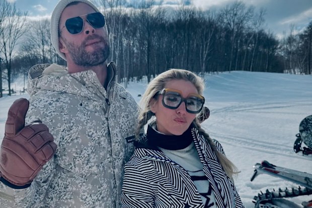 Chris Hemsworth and Elsa Pataky in Japan