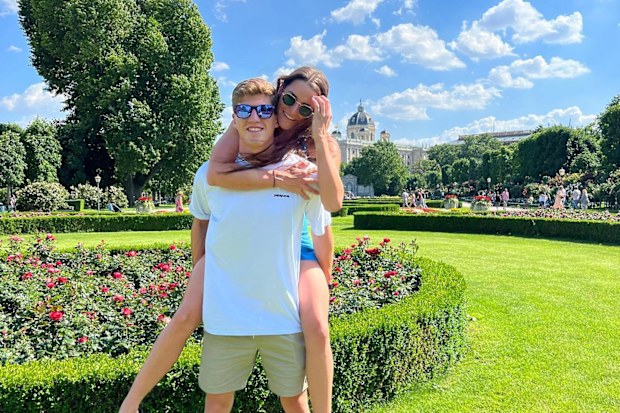 Australian Olympian Kaylee McKeown with boyfriend and fellow swimmer Brendon Smith.