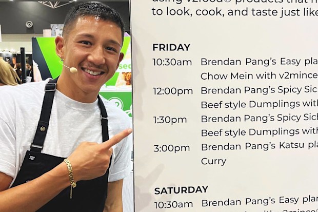Brendan Pang has been trying plant-based recipes this year.