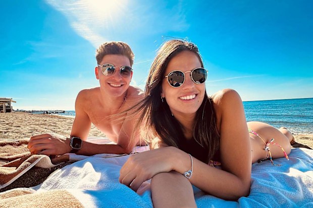 Julian Alvarez and Emilia Ferrero